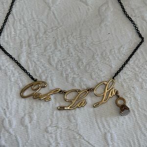 Ooh la la Betsy Johnson Necklace